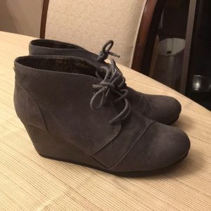 Grey Wedges size 9